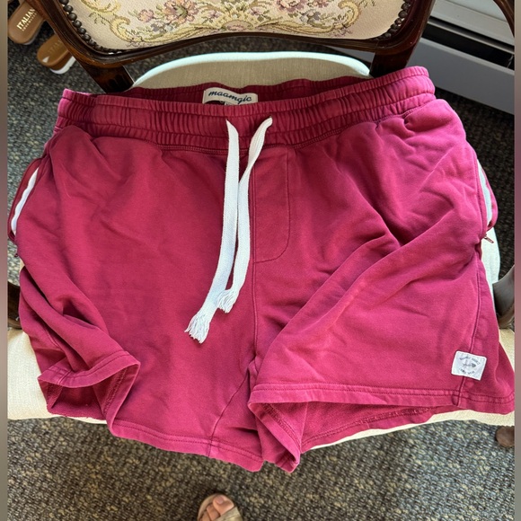 Maamgic men’s burgundy lounge/sweatpant shorts size XXL in EUC - Picture 1 of 5